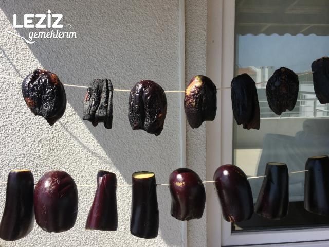 Evde Patlıcan Nasıl Kurutulur? Kışlık Patlıcan Kurutması