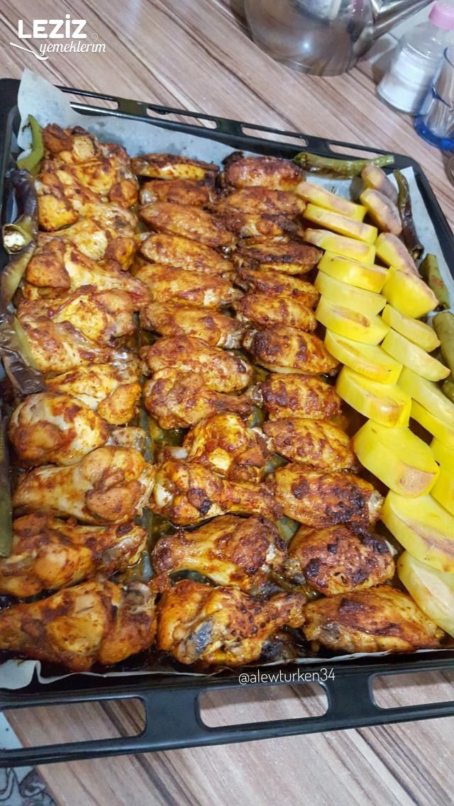 Mangal Tadında Soslu Kanat