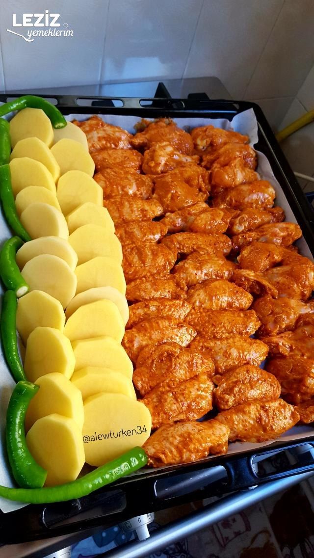 Mangal Tadında Soslu Kanat