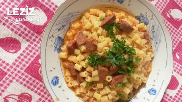 Sucuklu Demleme Makarna