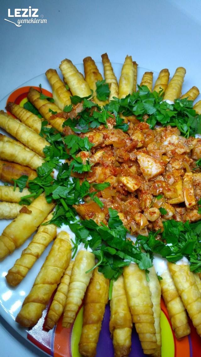 Tavuklu Çıtır Çıtır Kozalak Mantı