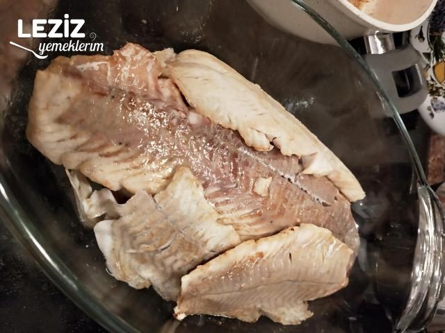 Fırında Kremalı Mezgit Balığı