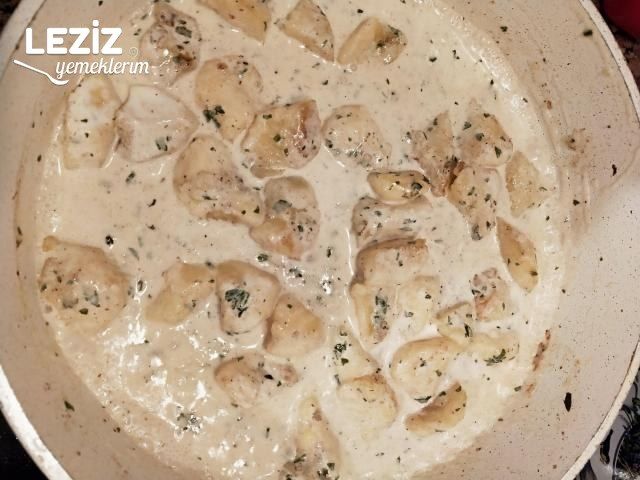 Fırında Kremalı Mezgit Balığı