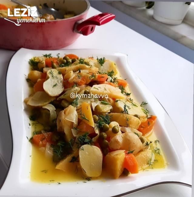 Portakallı Mandalinalı Yer Elması Yemeği