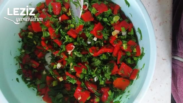 Çok Kolay Kapya Biber Salatası Tarifi