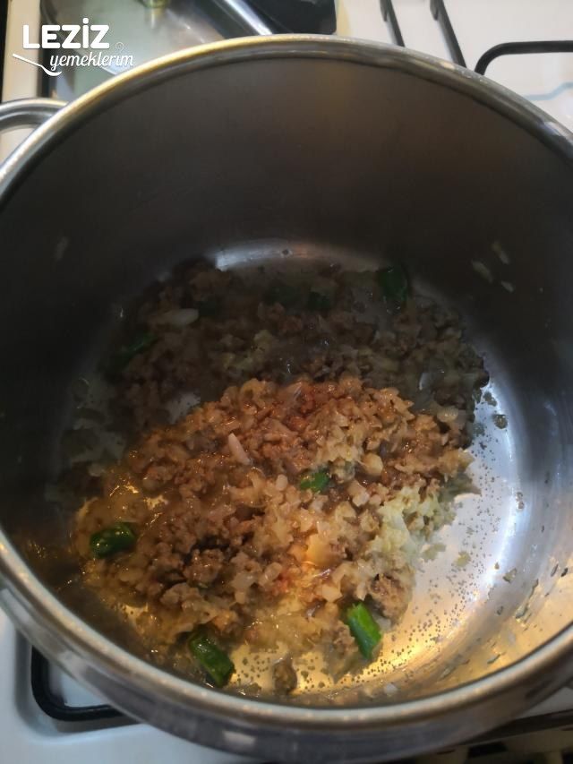 Kıymalı Taze Fasulye Yemeği