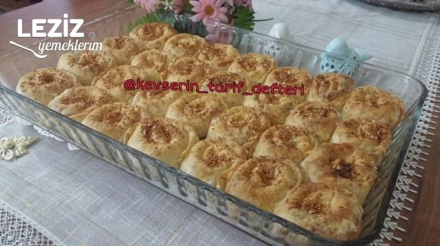 Lokmalık Peynirli Gül Böreği