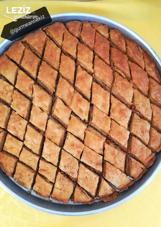 Cevizli Ev Baklavası (Muhteşem Oldu Tam Kıvamında) Leziz Yemeklerim