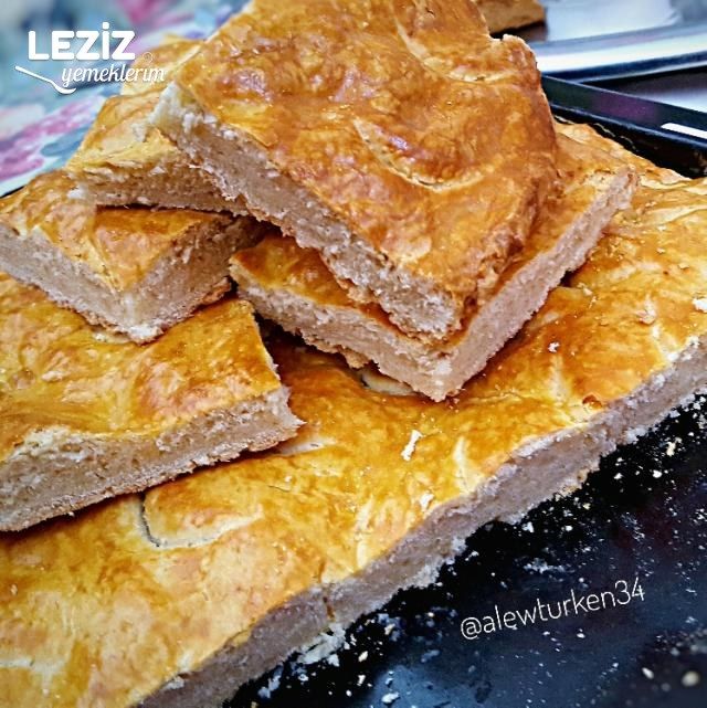 10 Dk'da Nefis Yağlı Tepsi Çöreği (Anne Çöreği)