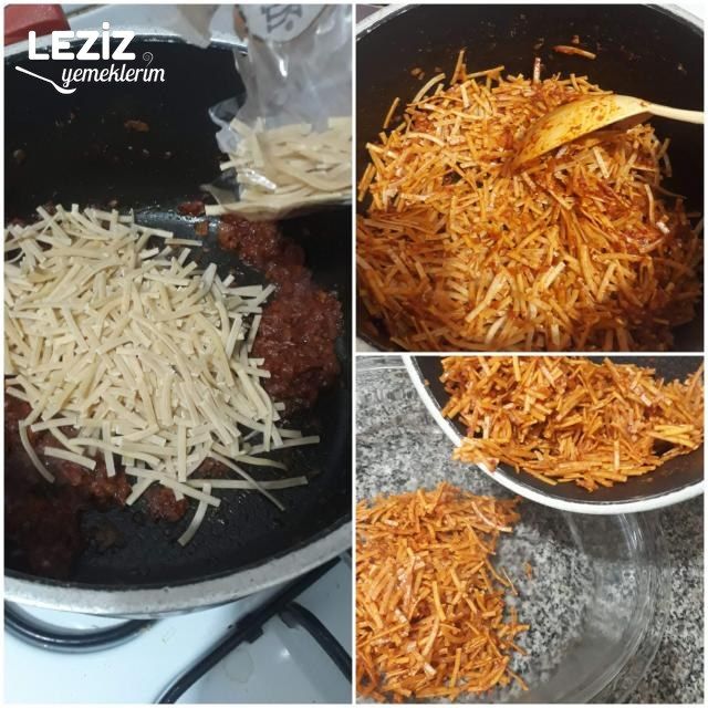 Fırında Tavuklu Erişte