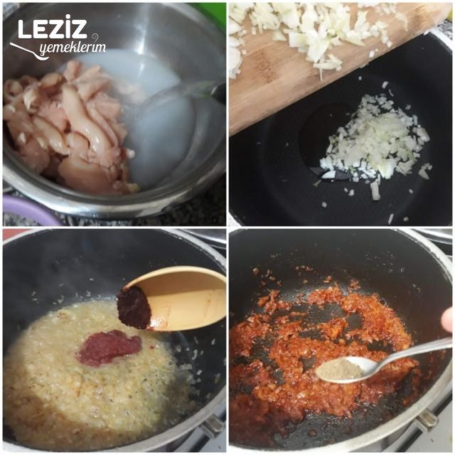 Fırında Tavuklu Erişte