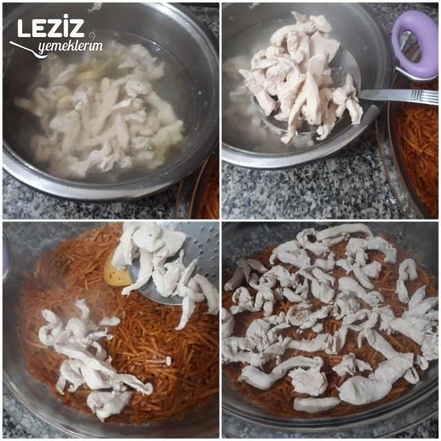 Fırında Tavuklu Erişte