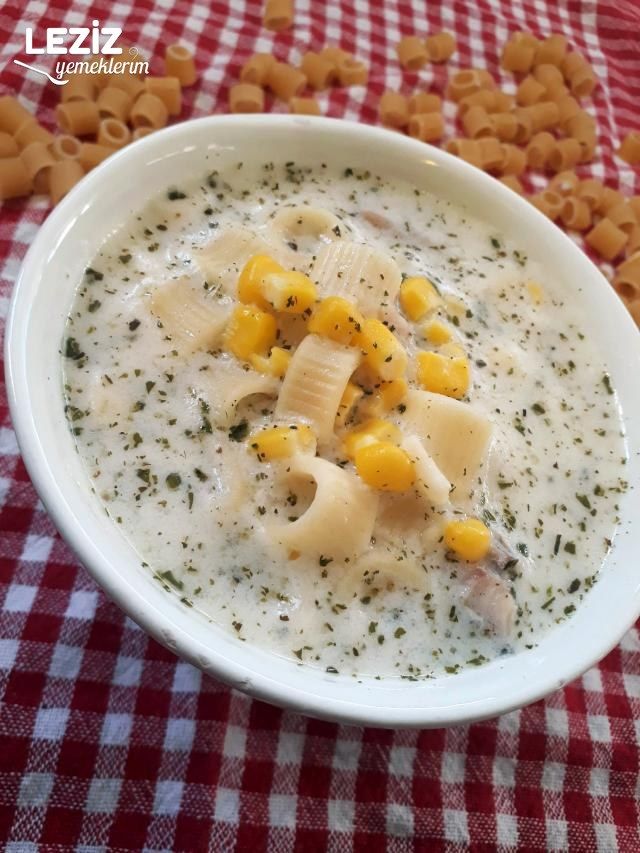 Ekşi Soslu Mısırlı Makarna Çorbası