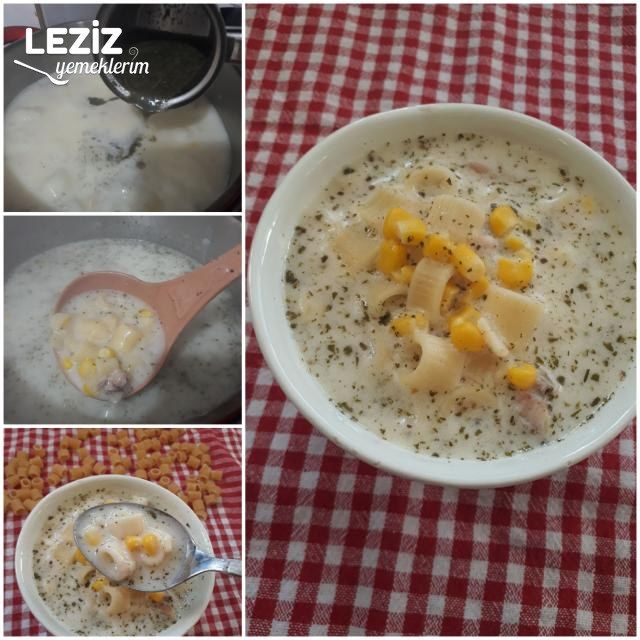 Ekşi Soslu Mısırlı Makarna Çorbası