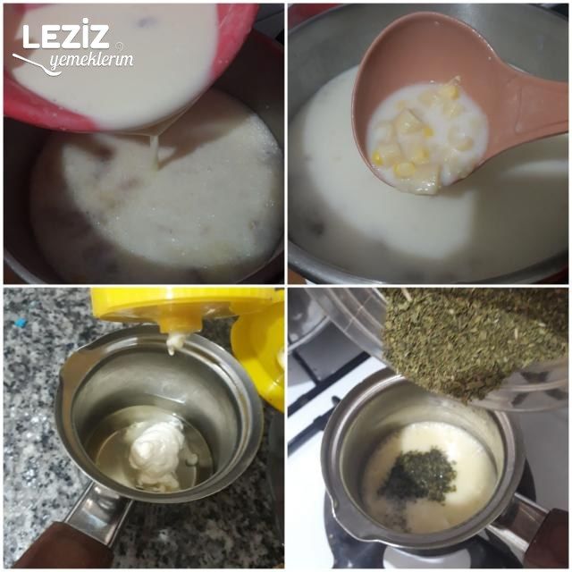 Ekşi Soslu Mısırlı Makarna Çorbası