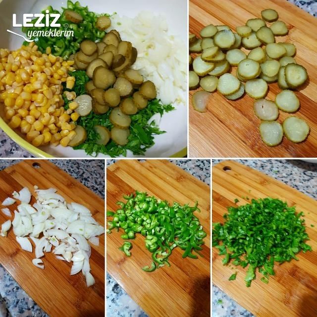 Pratik Patates Kızartması Salatası