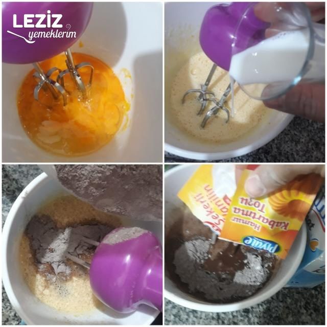 Kakaolu Çikolatalı Muffin Kek