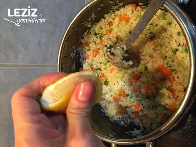 Enginarlı İç Baklalı Pirinç Pilavı