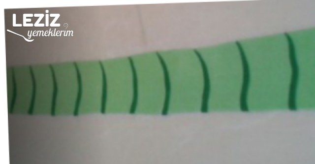 Karpuz Şeklinde Pasta