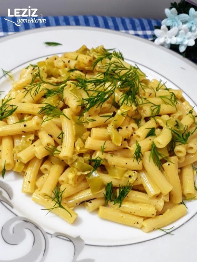Biberli Bol Baharatlı Kremalı Makarna