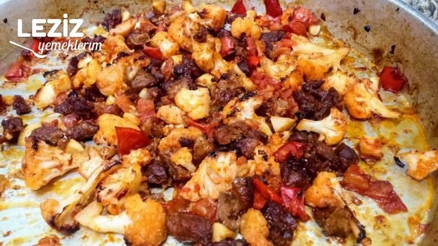 Fırında Etli Karnıbahar Yemeği (Sebze Yemeği Sevmeyenlere Özel)