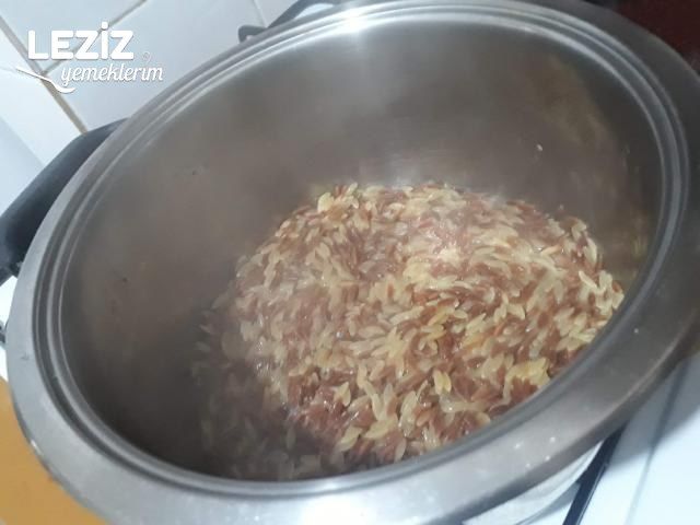 İki Renkli Şehriye Pilavı