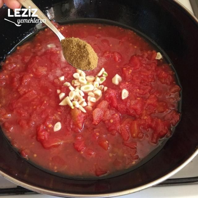 Soslu Patlıcan Biber Kızartma