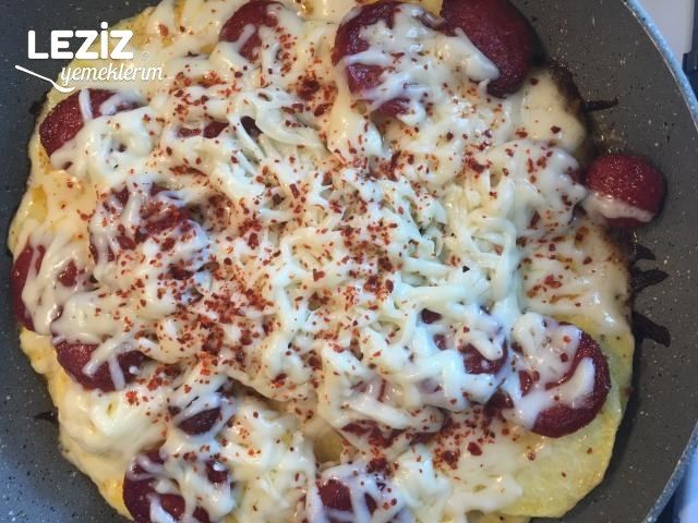 Sucuklu Patatesli Yumurta