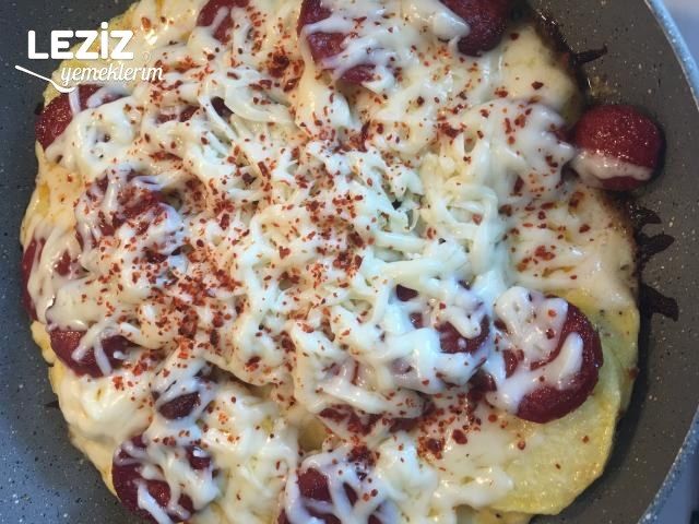 Sucuklu Patatesli Yumurta