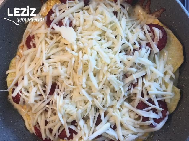 Sucuklu Patatesli Yumurta