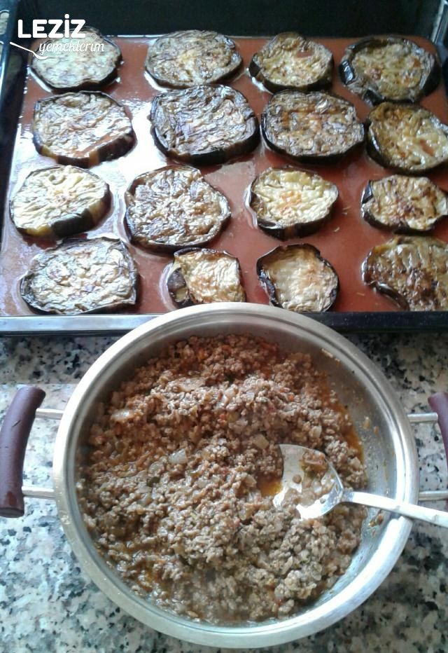 Kıymalı Bostan Patlıcan Kebabı