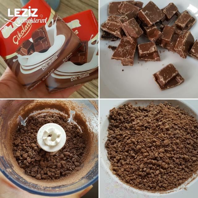 Çikolatalı Böğürtlenli Pasta (Aşama Aşama)