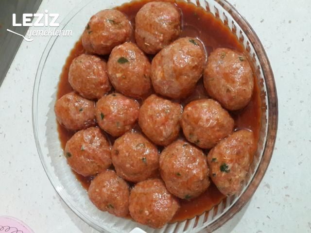 Sürprizli Garnitür Dolgulu İçli Köfte (Bulgursuz)