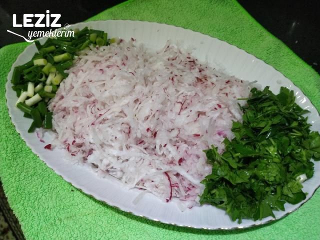 Turp Salatası Tarifi, Nasıl Yapılır