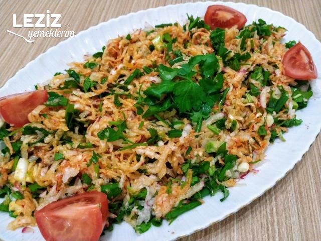 Turp Salatası Tarifi, Nasıl Yapılır
