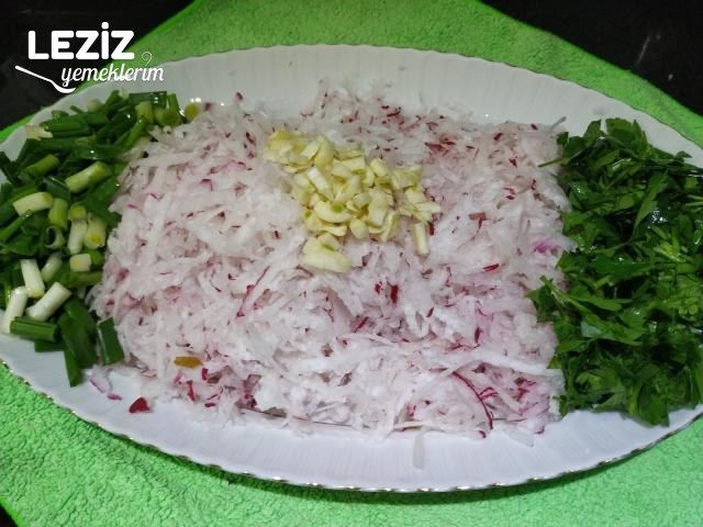 Turp Salatası Tarifi, Nasıl Yapılır