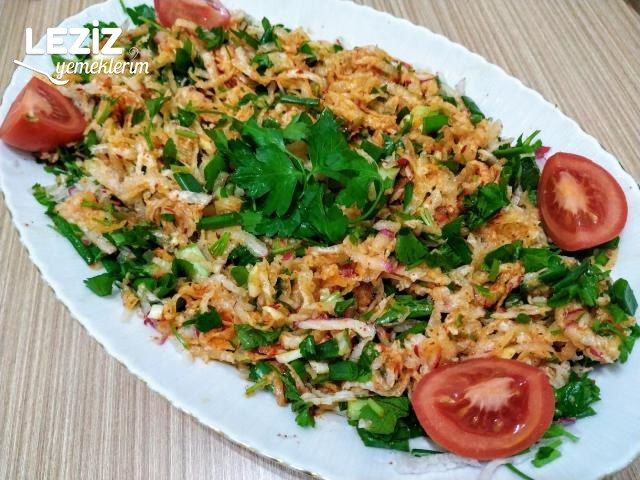 Turp Salatası Tarifi, Nasıl Yapılır
