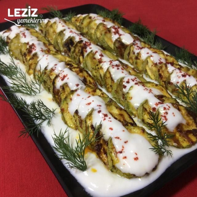 Kızartma Tadında Fırında Kabak