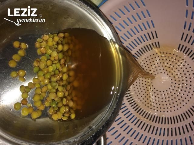 Kolay Yeşil Mercimekli Bulgur Pilavı