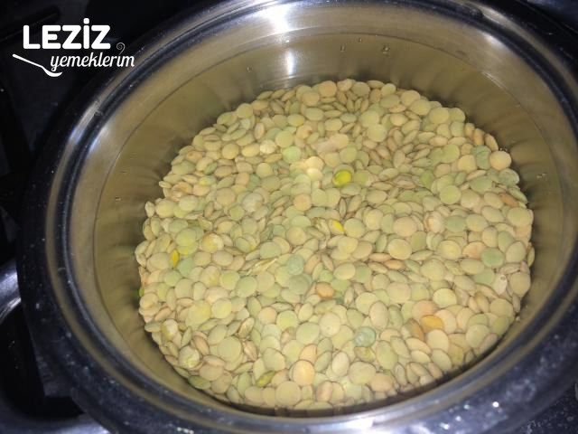 Kolay Yeşil Mercimekli Bulgur Pilavı