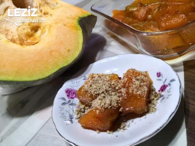 Fırında Kızartılmış Kabak Tatlısı