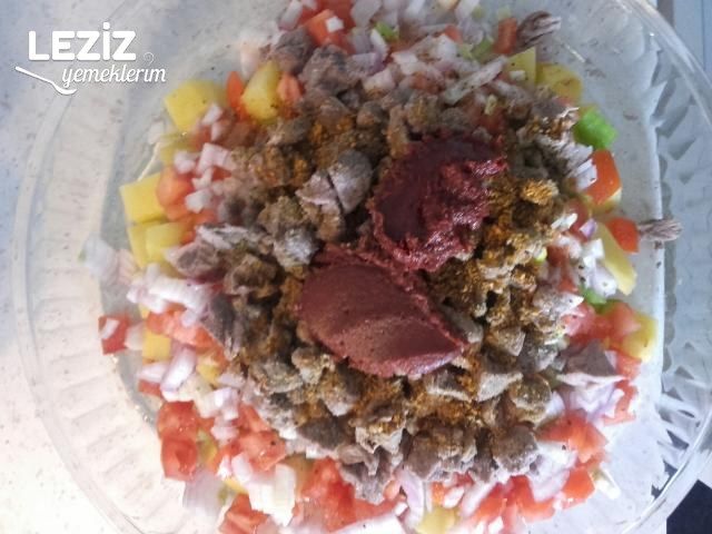 Fırında Kuşbaşı Etli Patates