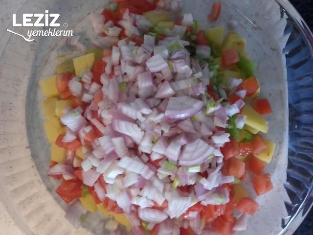 Fırında Kuşbaşı Etli Patates