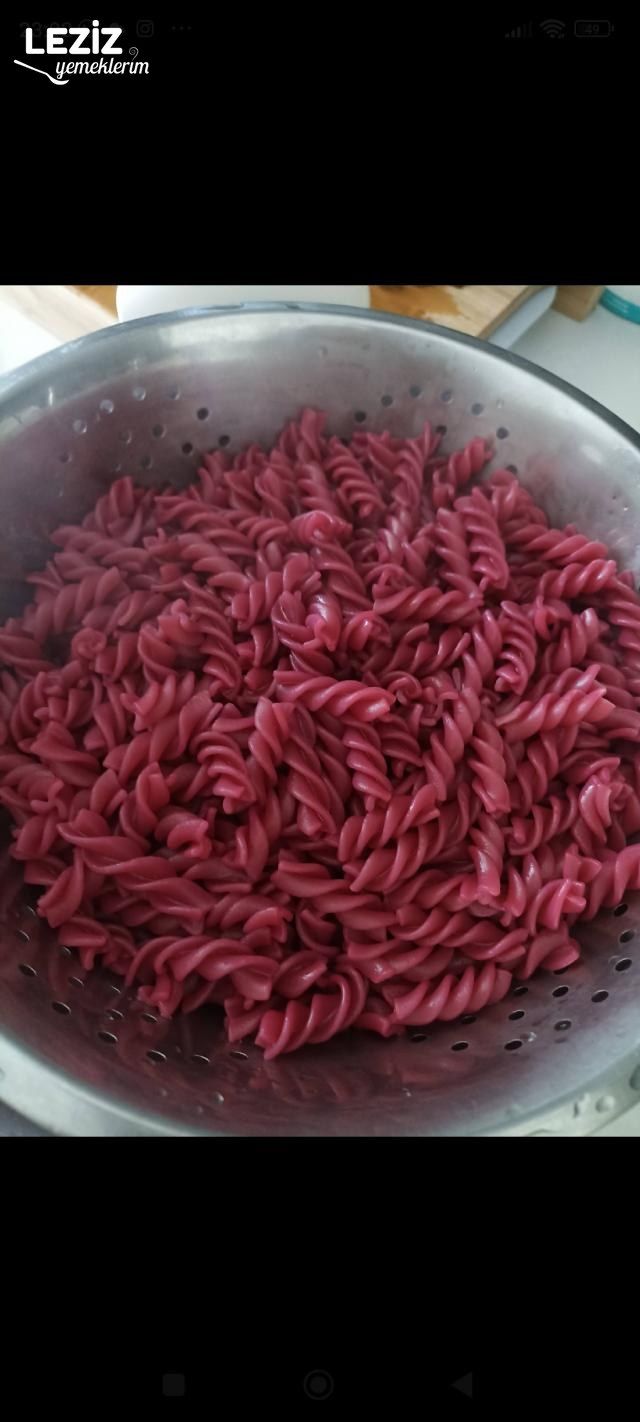 Şalgamlı Makarna Salatası Tarifi