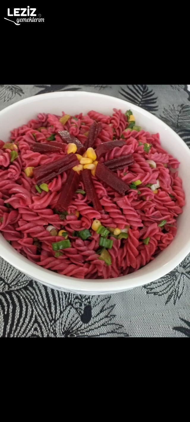 Şalgamlı Makarna Salatası Tarifi