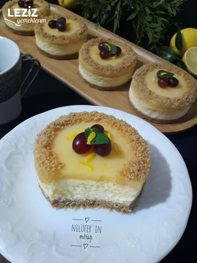 Limonlu Porsiyonluk Chesecake