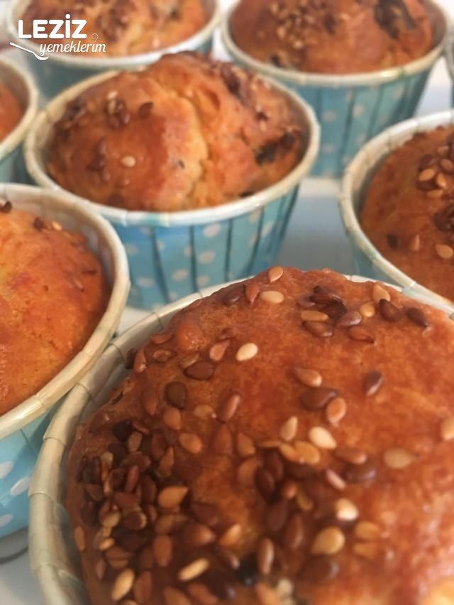 Beyaz Peynirli Ve Zeytinli Muffin