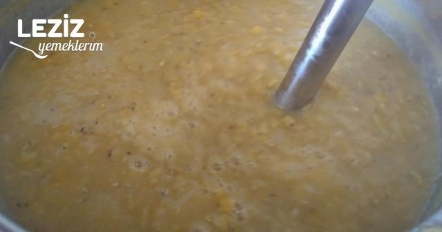 Karamelize Soğanlı Mercimek Çorbası