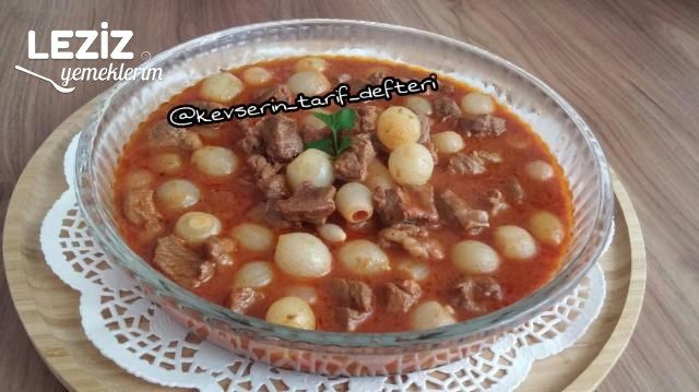 Etli Soğan Yahnisi Tarifi