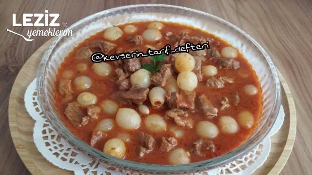 Etli Soğan Yahnisi Tarifi